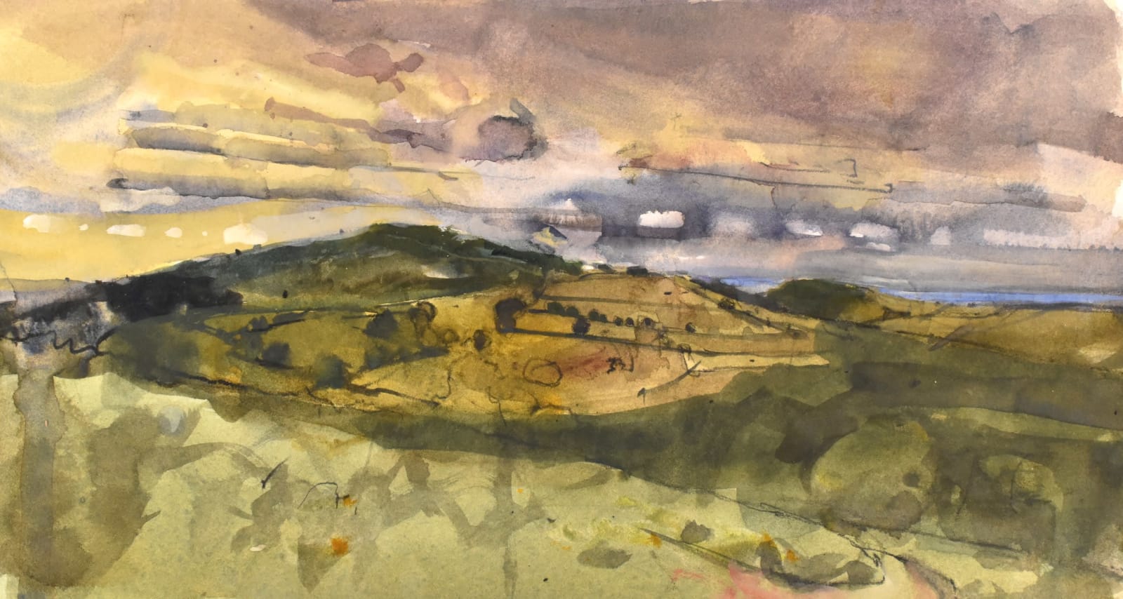 Richard Pikesley RWS, Edge of Dartmoor, Rain Coming