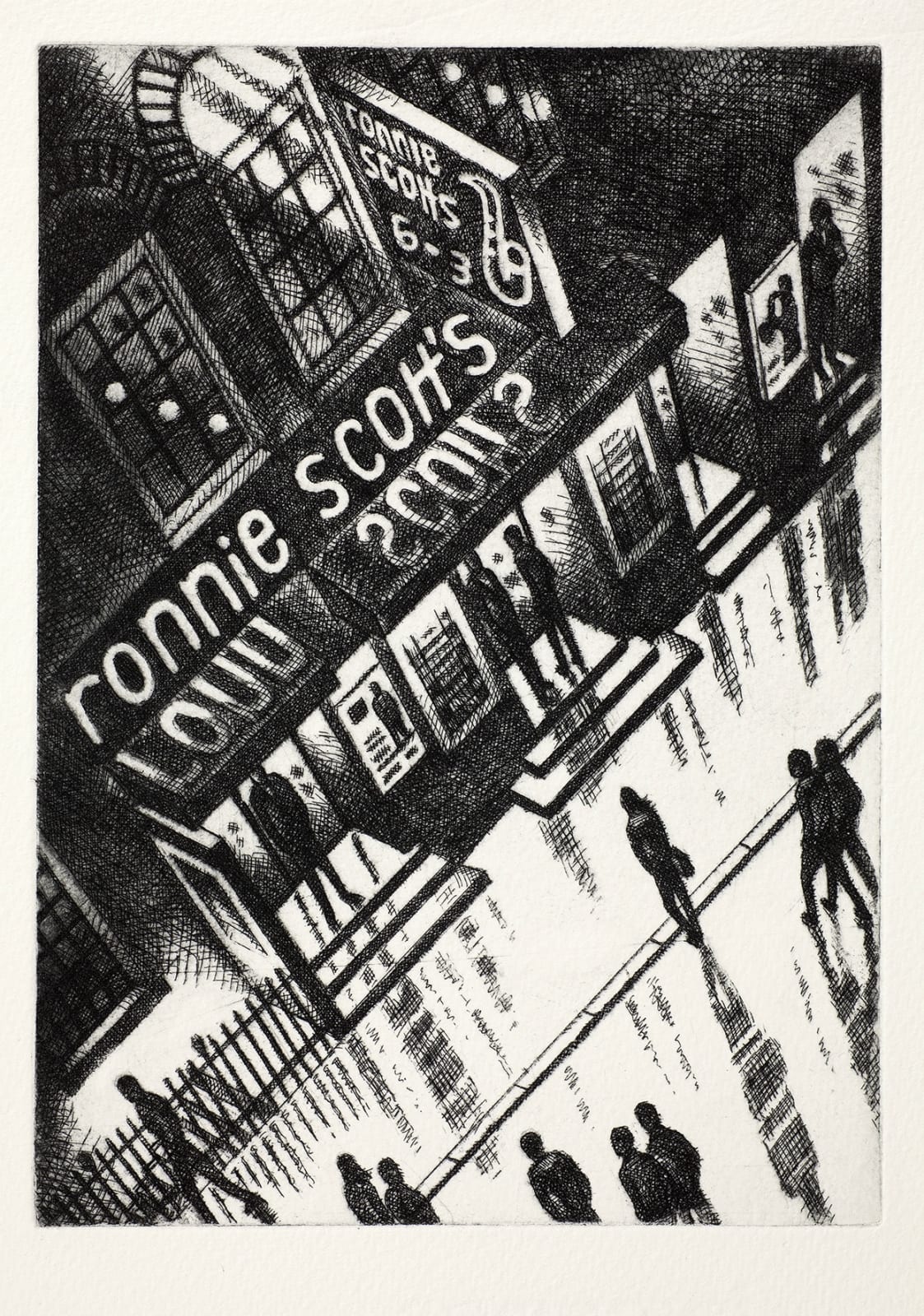 John Duffin RWS RE, Ronnie Scott'S Jazz Club