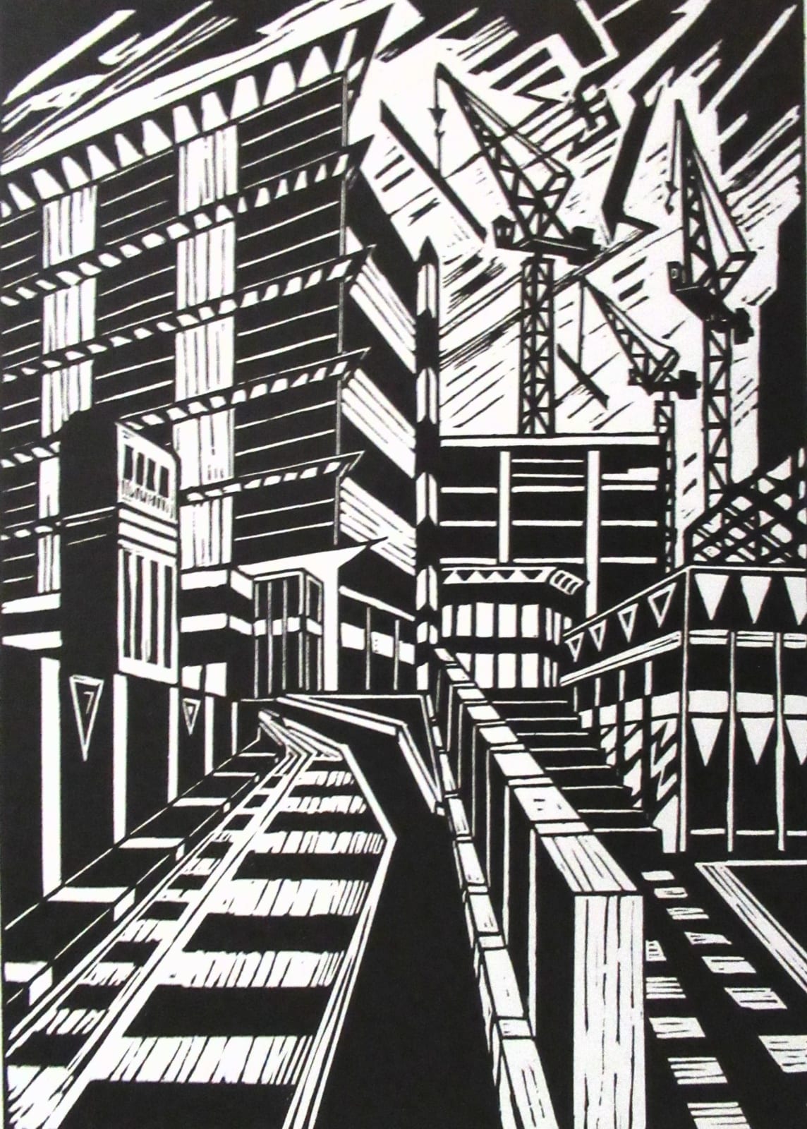 Jeremy Blighton RE, Building the City - Canary Wharf