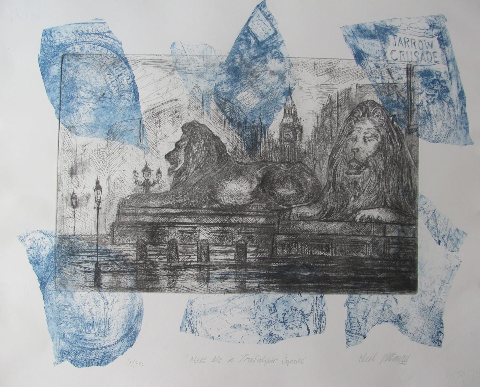 Neil Pittaway RWS RE, Meet Me in Trafalgar Square