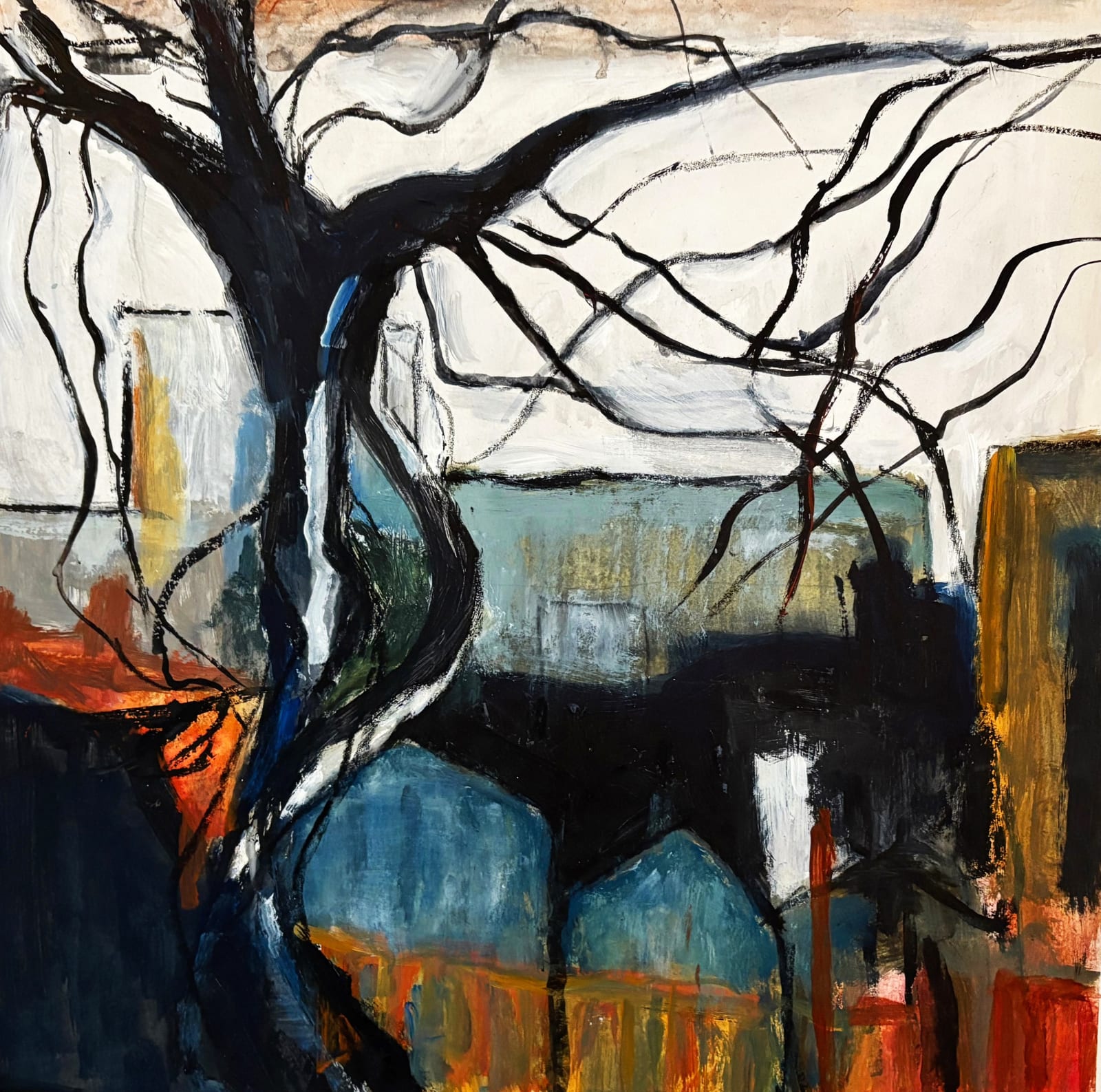 Olivia Adamczyk O'Sullivan RWS, A Walk in the Park, SE14