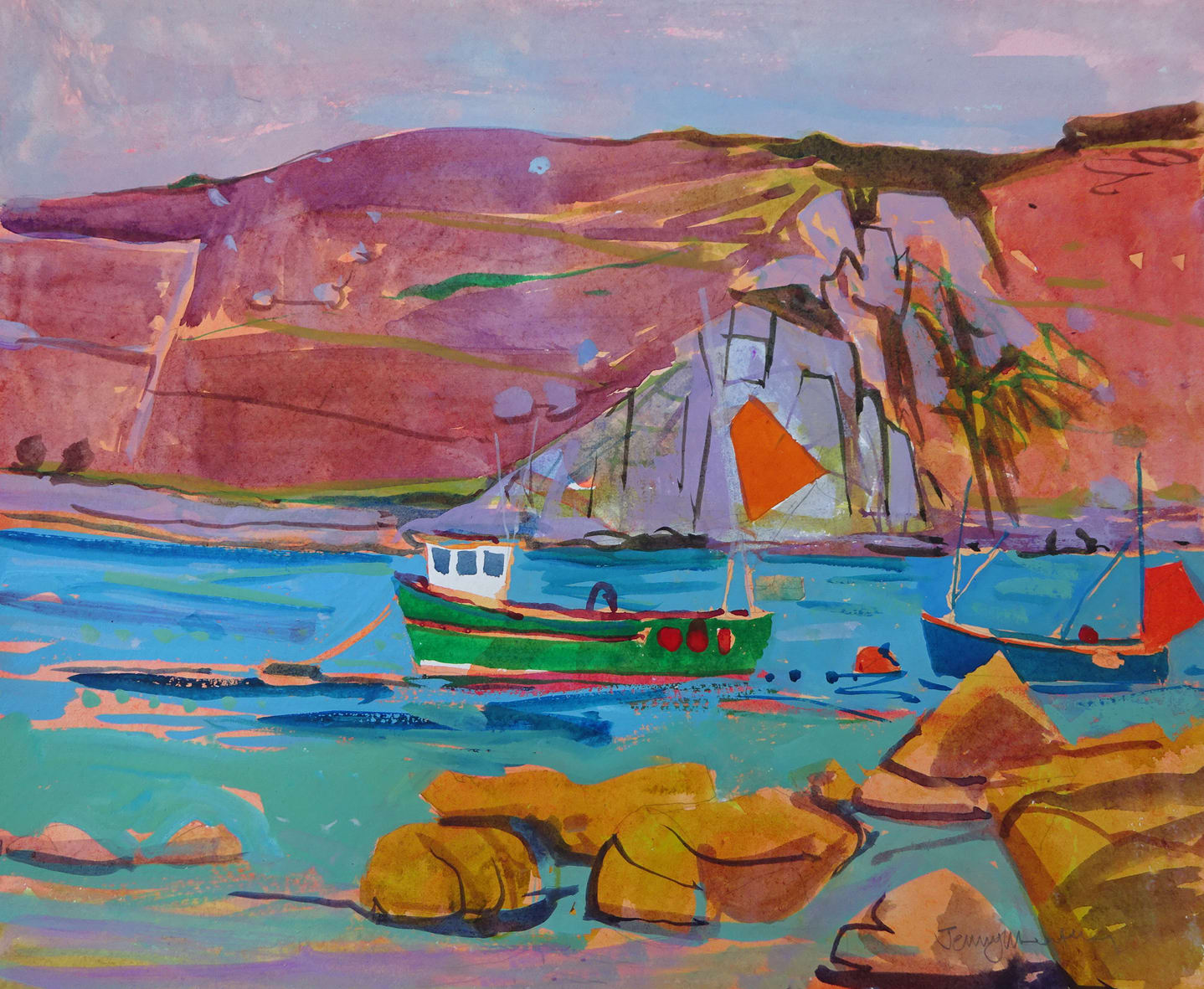 Jenny Wheatley RWS, Moored