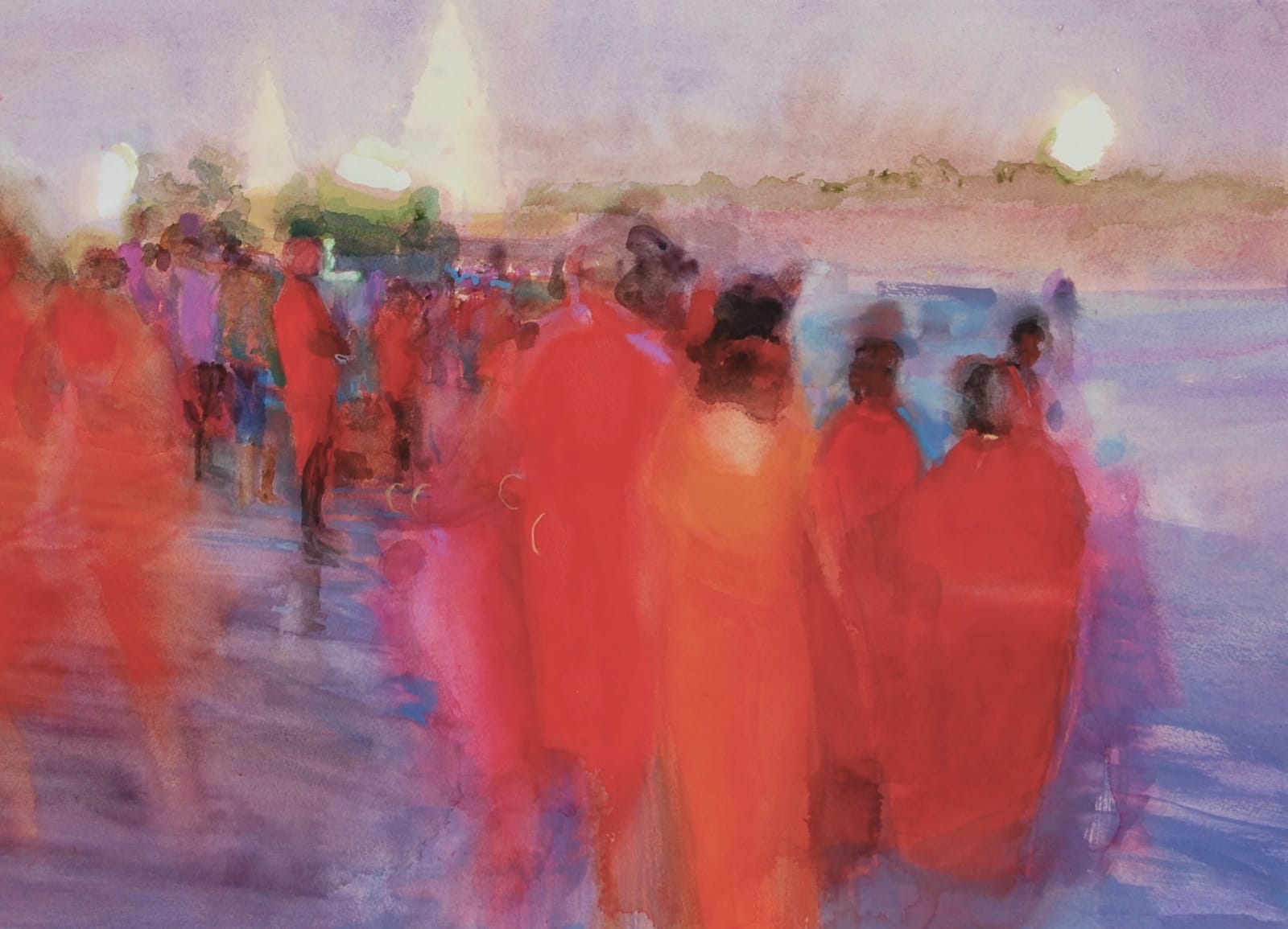 Simon Pierse RWS, Mamallapuram Beach, 2020