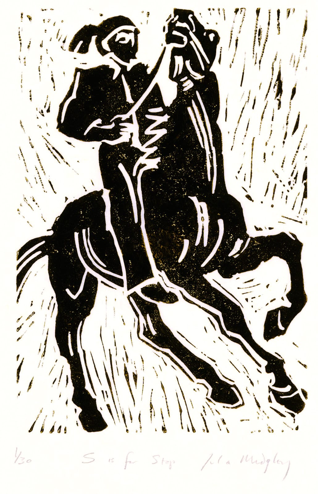 Julia Midgley RWS RE, S is for Stop