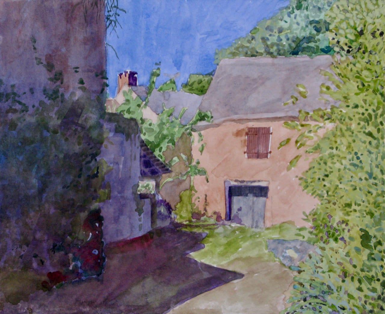 Annie Williams RWS RE, Barn in the Dordogne