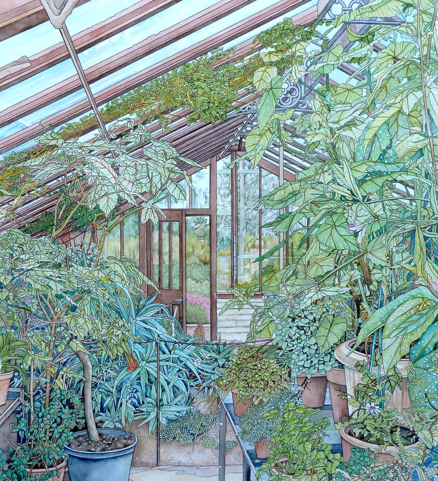 Meg Dutton RE, Part of the Glasshouse.