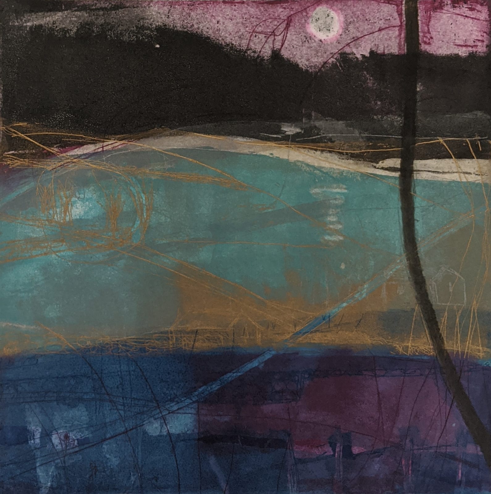 Louise Davies RE, Midnight