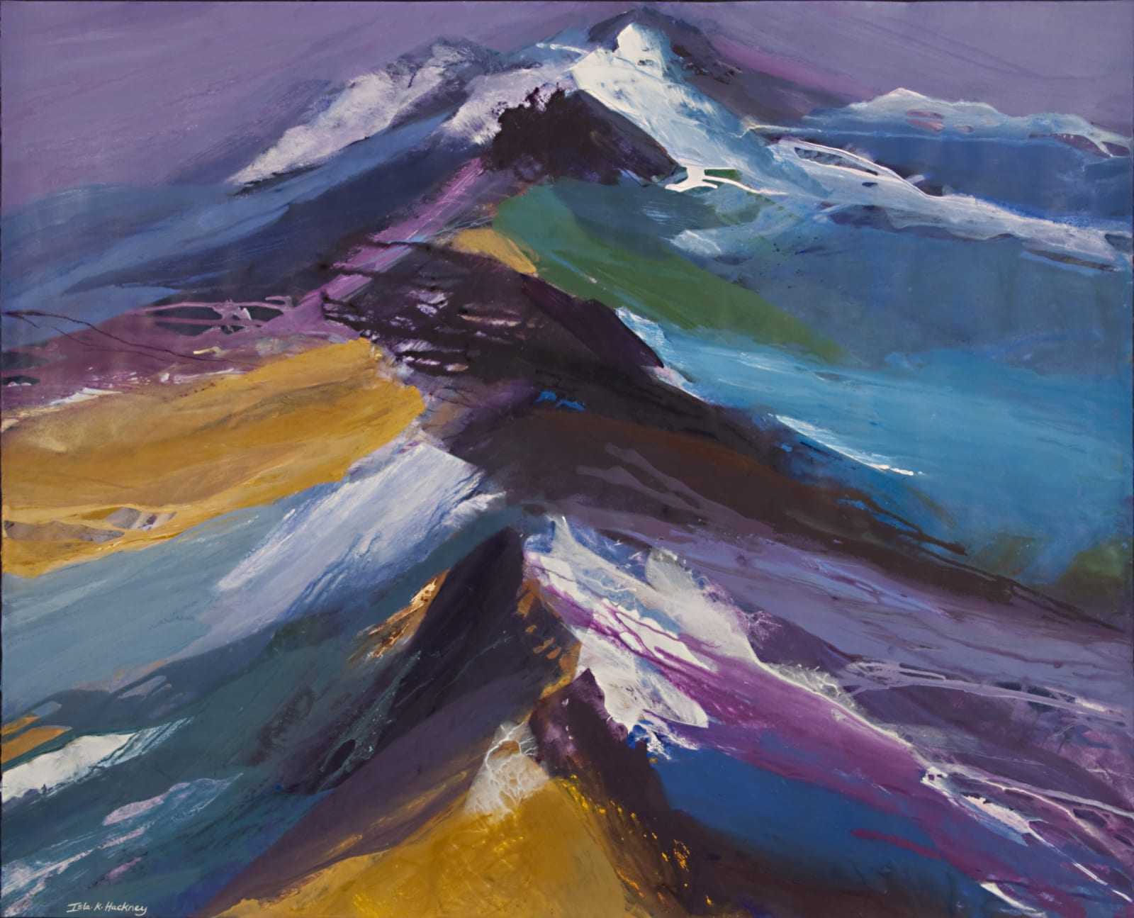 Isla Hackney RWS, Mountain Ridge