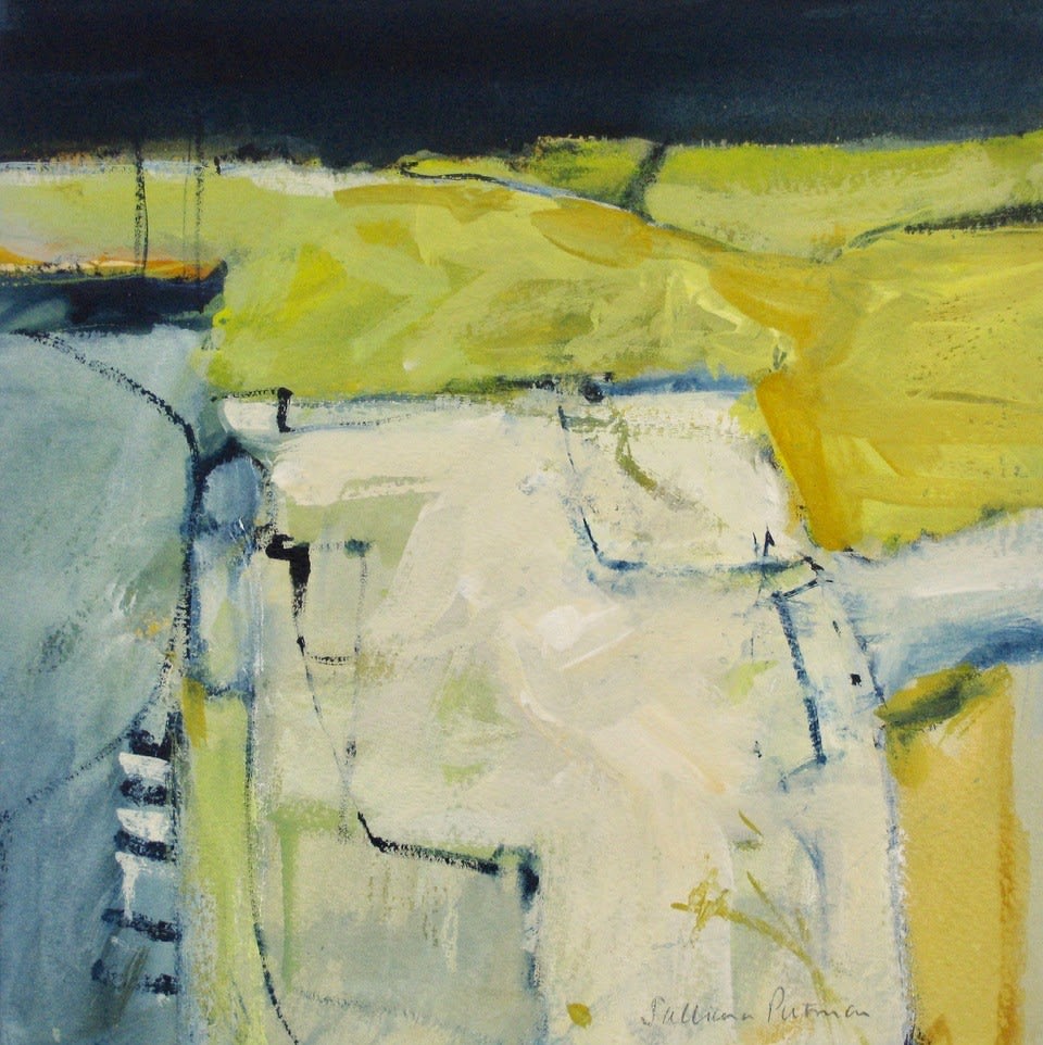 Salliann Putman RWS, White Fields