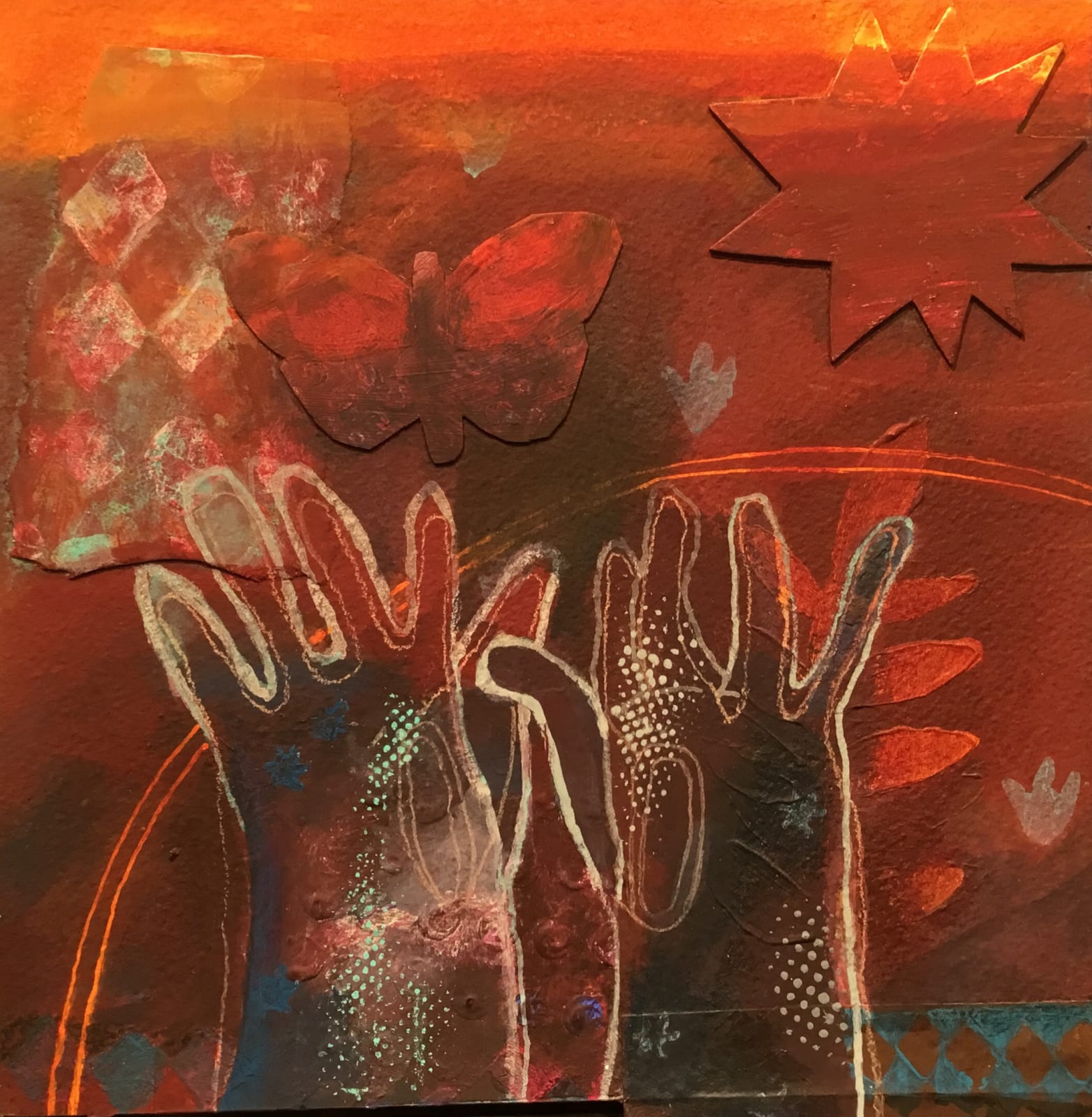 Gertie Young RWS, Gloves at Night