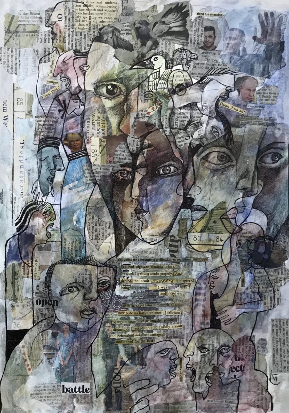 Colin Merrin RWS, The Last Semblance of Delirium