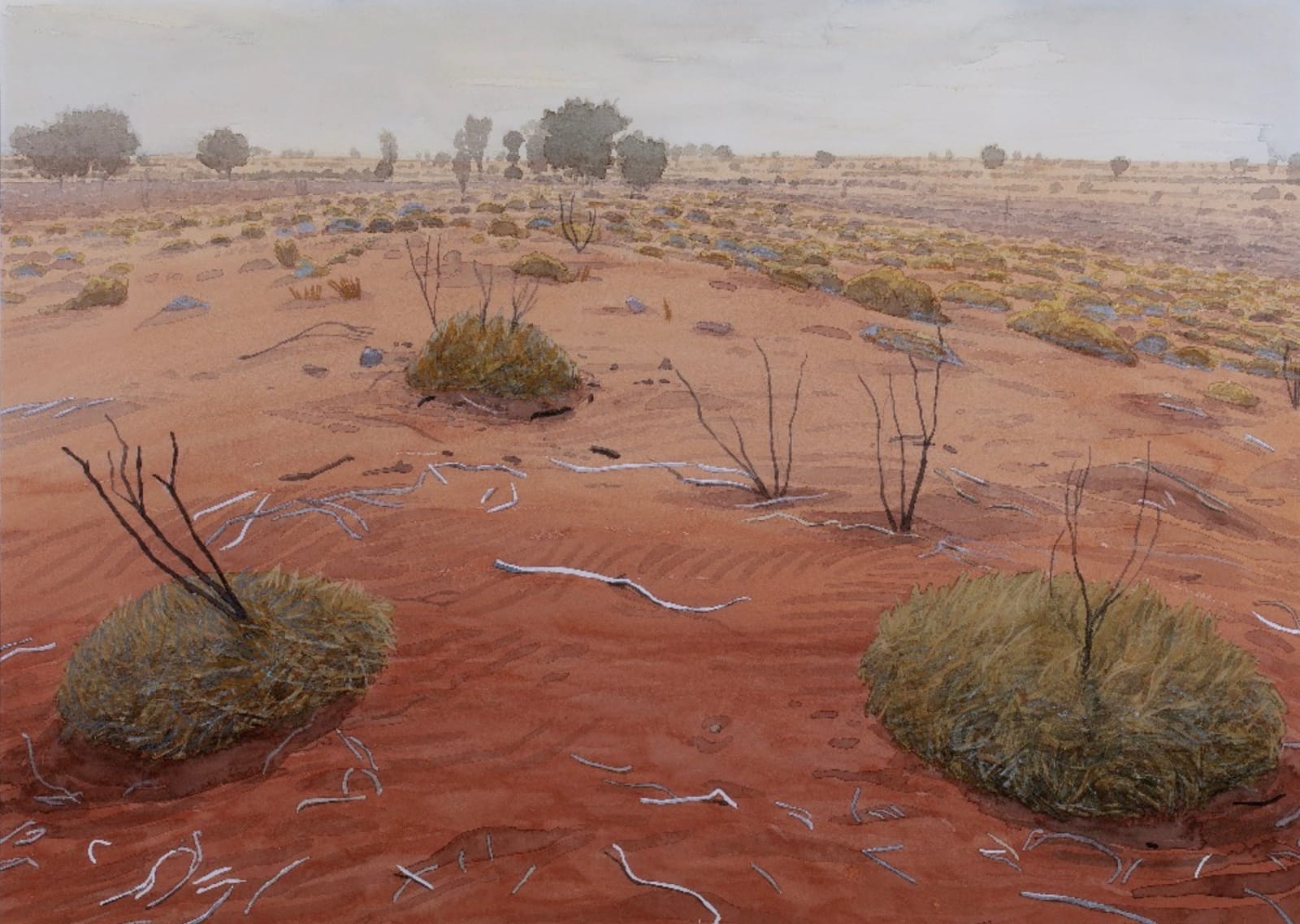 Simon Pierse RWS, Desert Morning