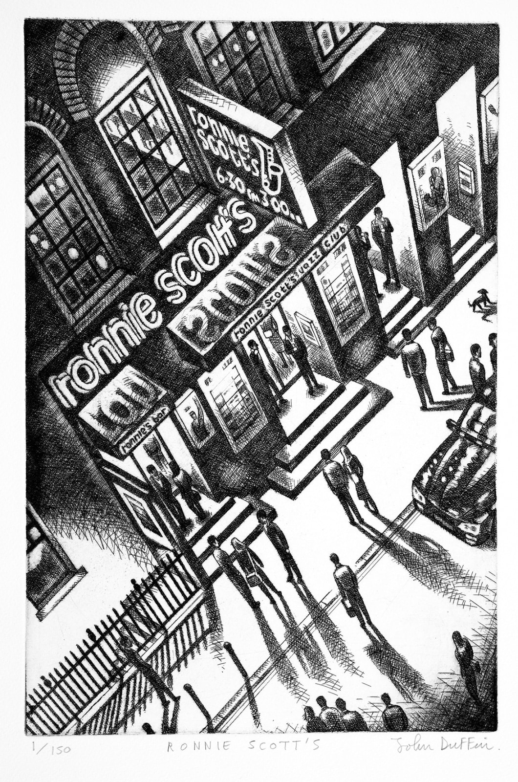 John Duffin RWS RE, Ronnie Scott's