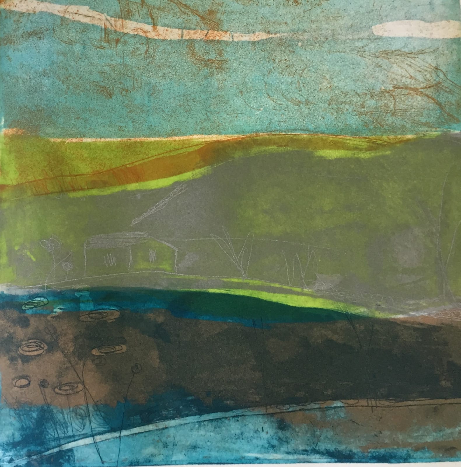 Louise Davies RE, Morning Mist