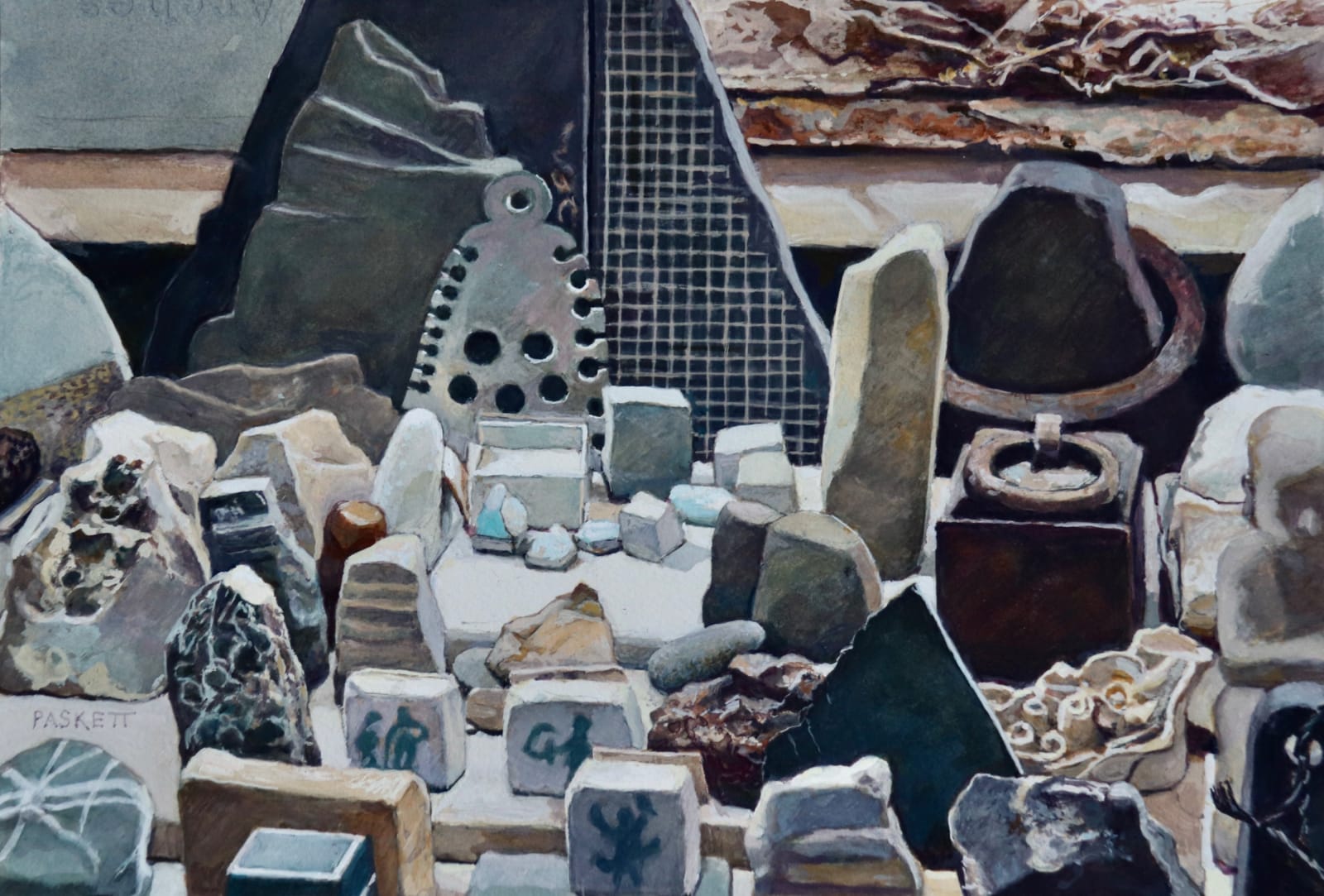 David Paskett PPRWS Hon. RE, Stones Consorts, 2024