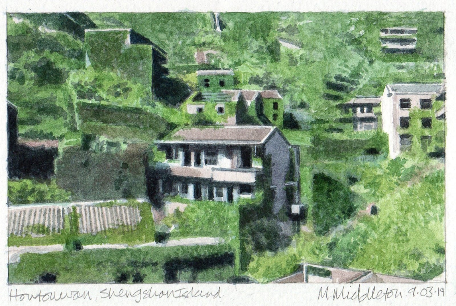 Michael Middleton RWS RE, Houtouwan, Shengshan Island