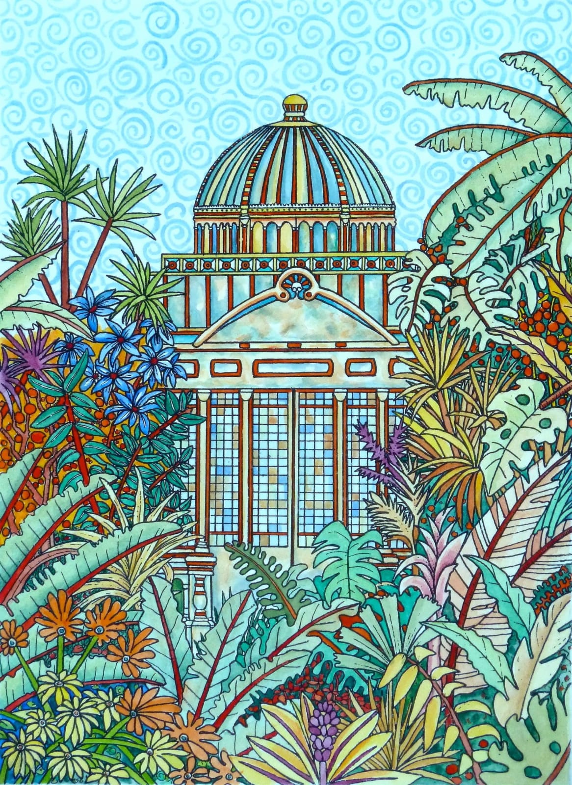 Meg Dutton RE, Towards the Glasshouse