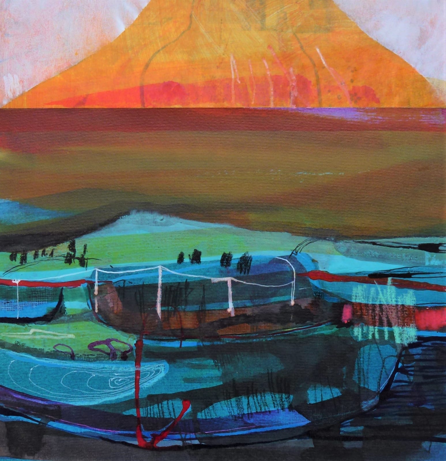 Claire Denny RWS, Across the Estuary