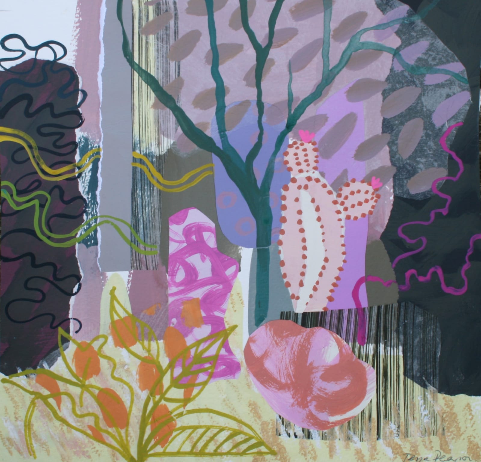 Tessa Pearson ARWS, Magical Dawn Cactus Garden