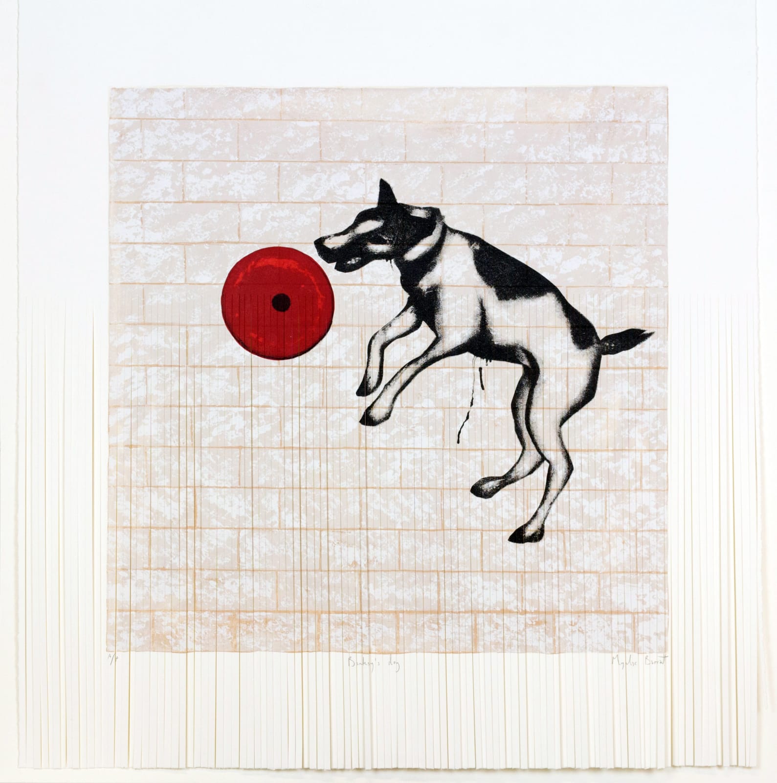 Mychael Barratt PPRE Hon. RWS, Banksy’s dog