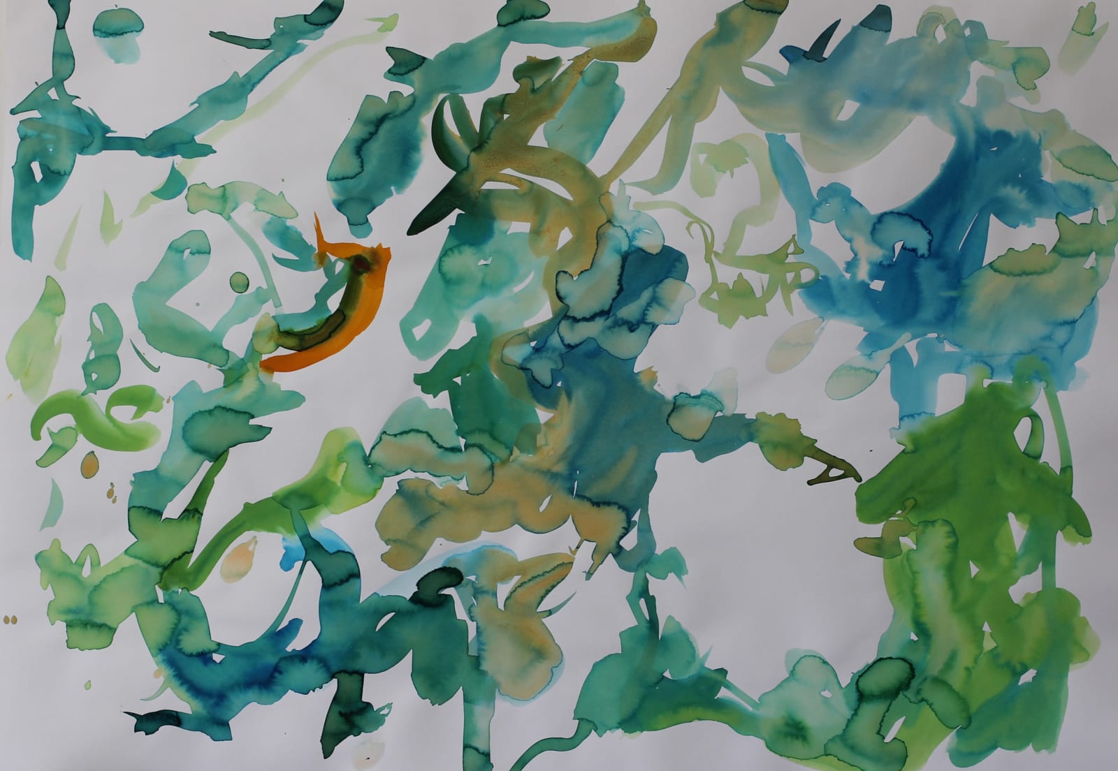 David Hamilton RWS, Grass Shadows, 2023