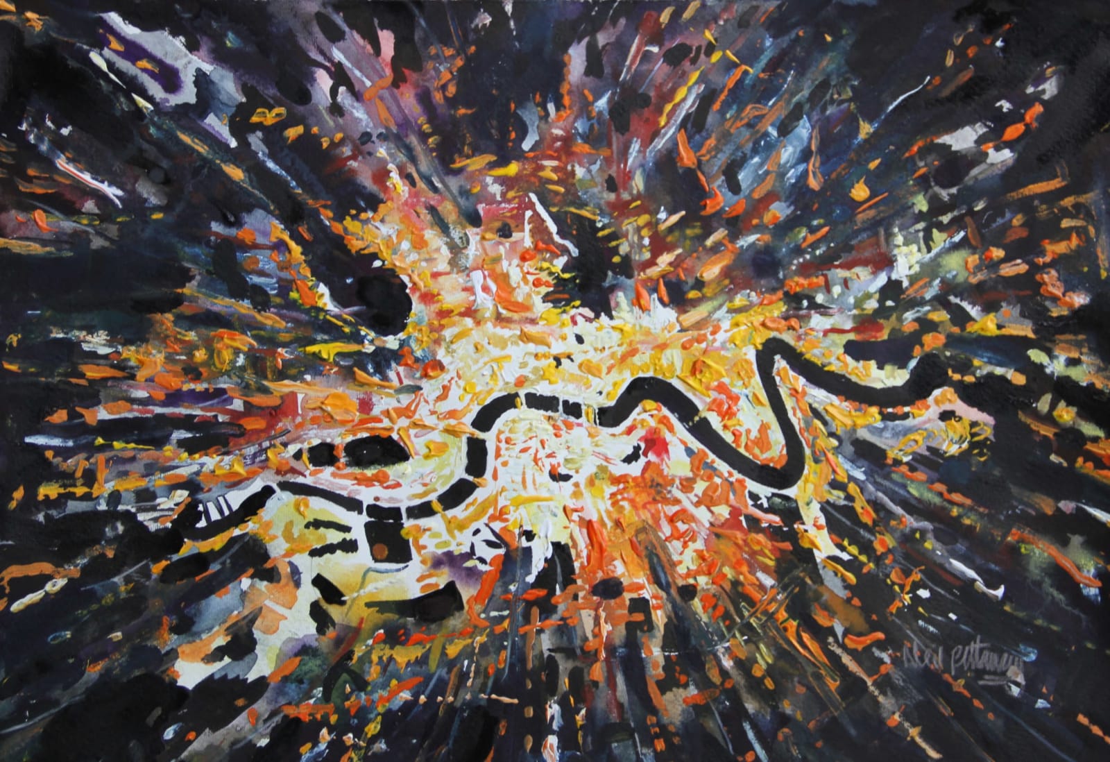 Neil Pittaway RWS RE, London Lights