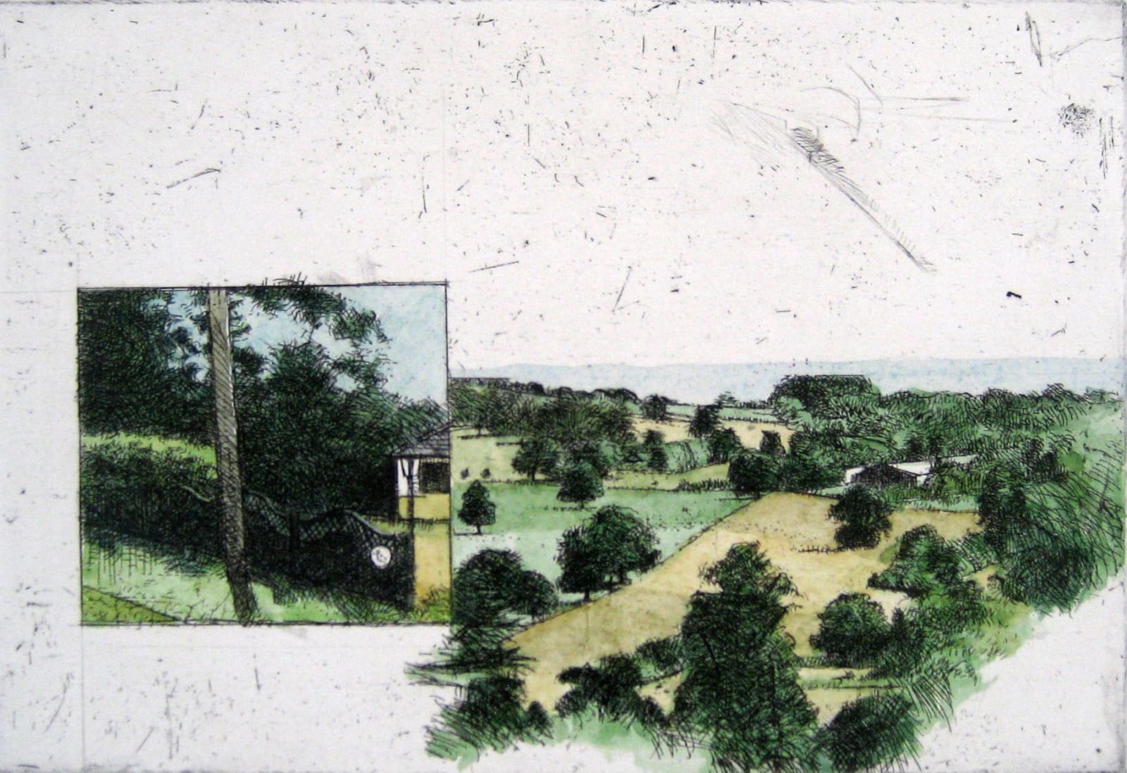 Michael Middleton RWS RE, Two Small Landscapes