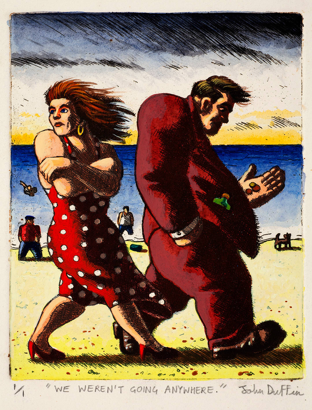 John Duffin RWS RE , We Weren't Going Anywhere