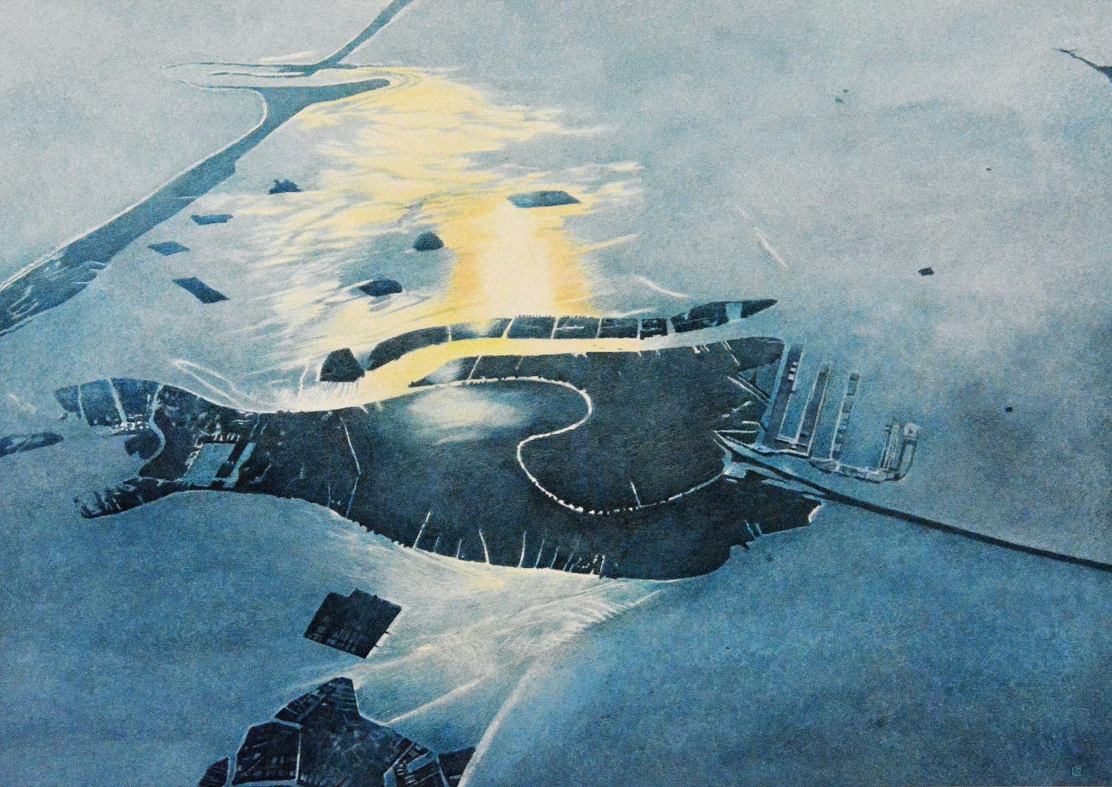 Liz Butler RWS, Venice, Sparkling in January