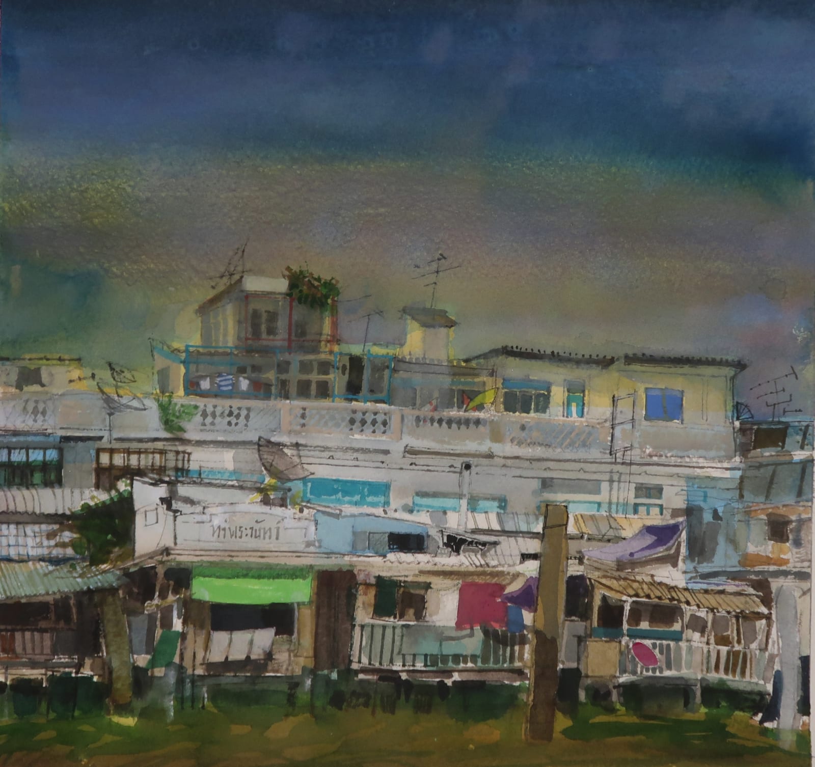 Peter Quinn RWS, Bangkok Riverside