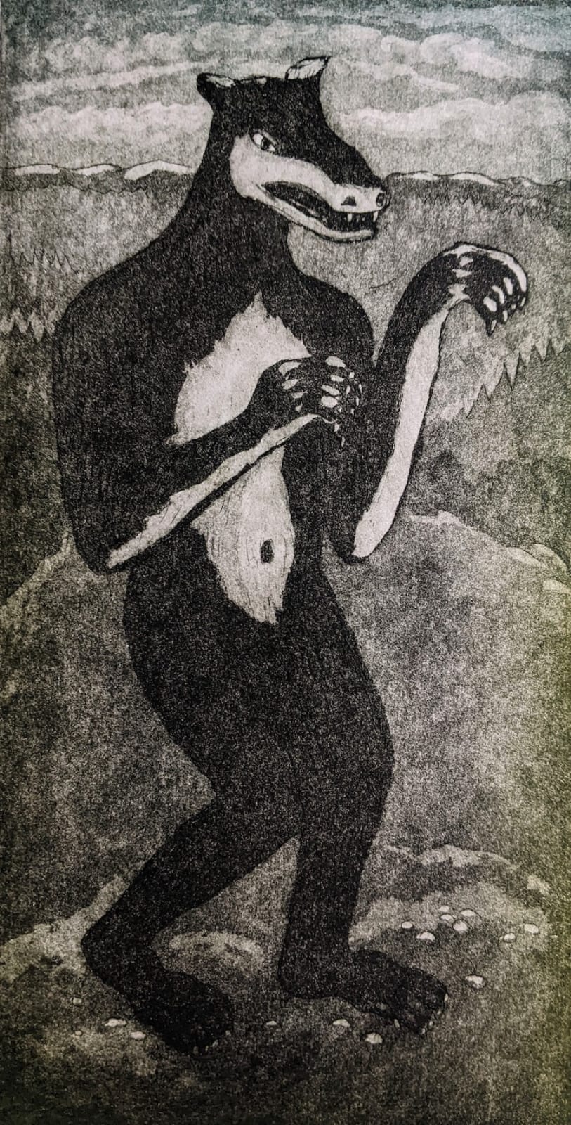 Linda Landers RE, Mythical Beasts 1 Bear-Dog