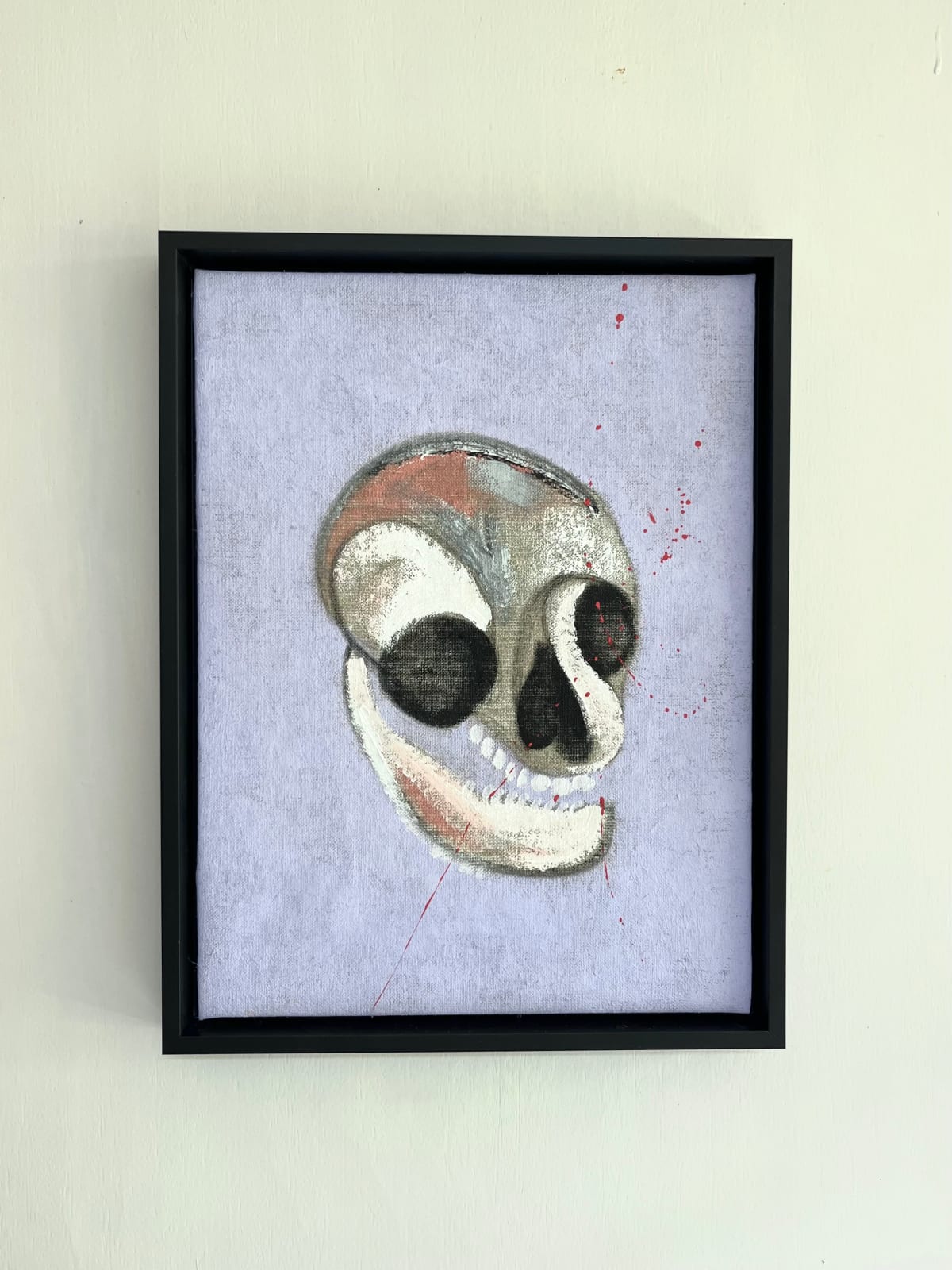 William Rosewood, "Skull Study" III (Light Purple), 2024