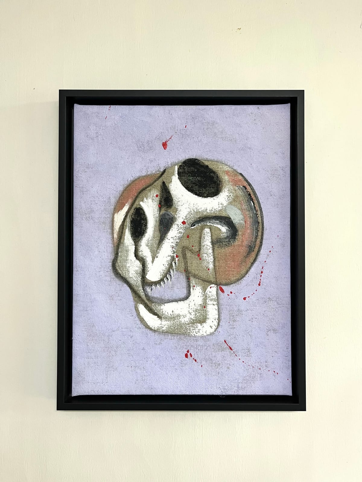 William Rosewood, "Skull Study" IV (Light Purple), 2024