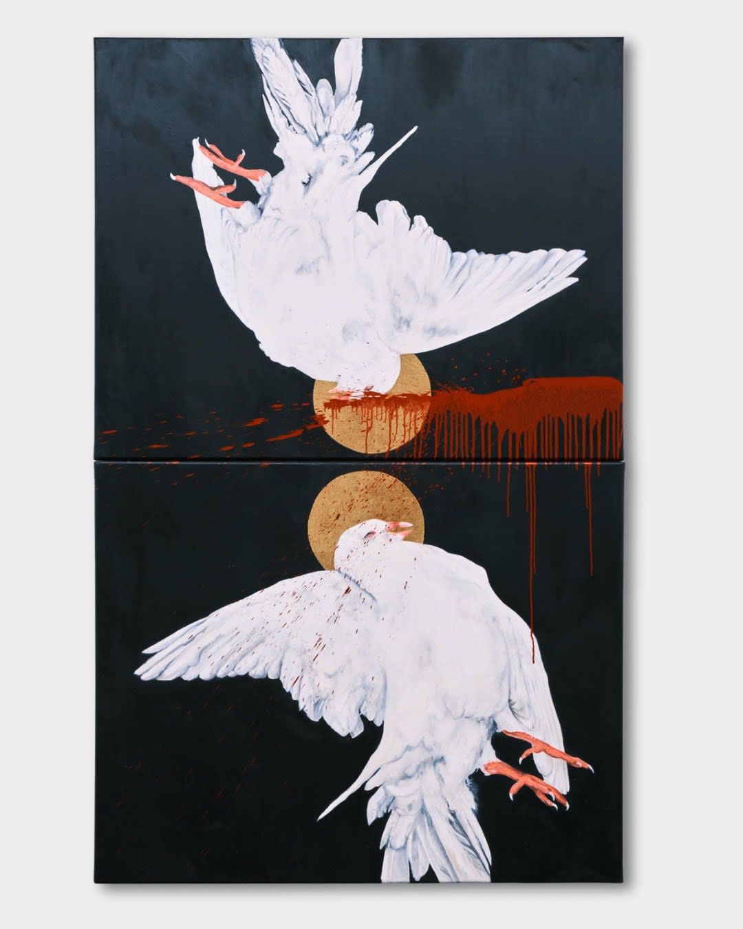 William Rosewood, "Times of Peace are Over" Diptych, 2023