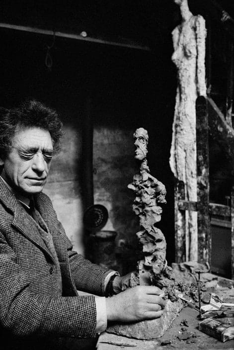 René Burri, Giacometti in seinem Atelier, Paris, Frankreich, 1961