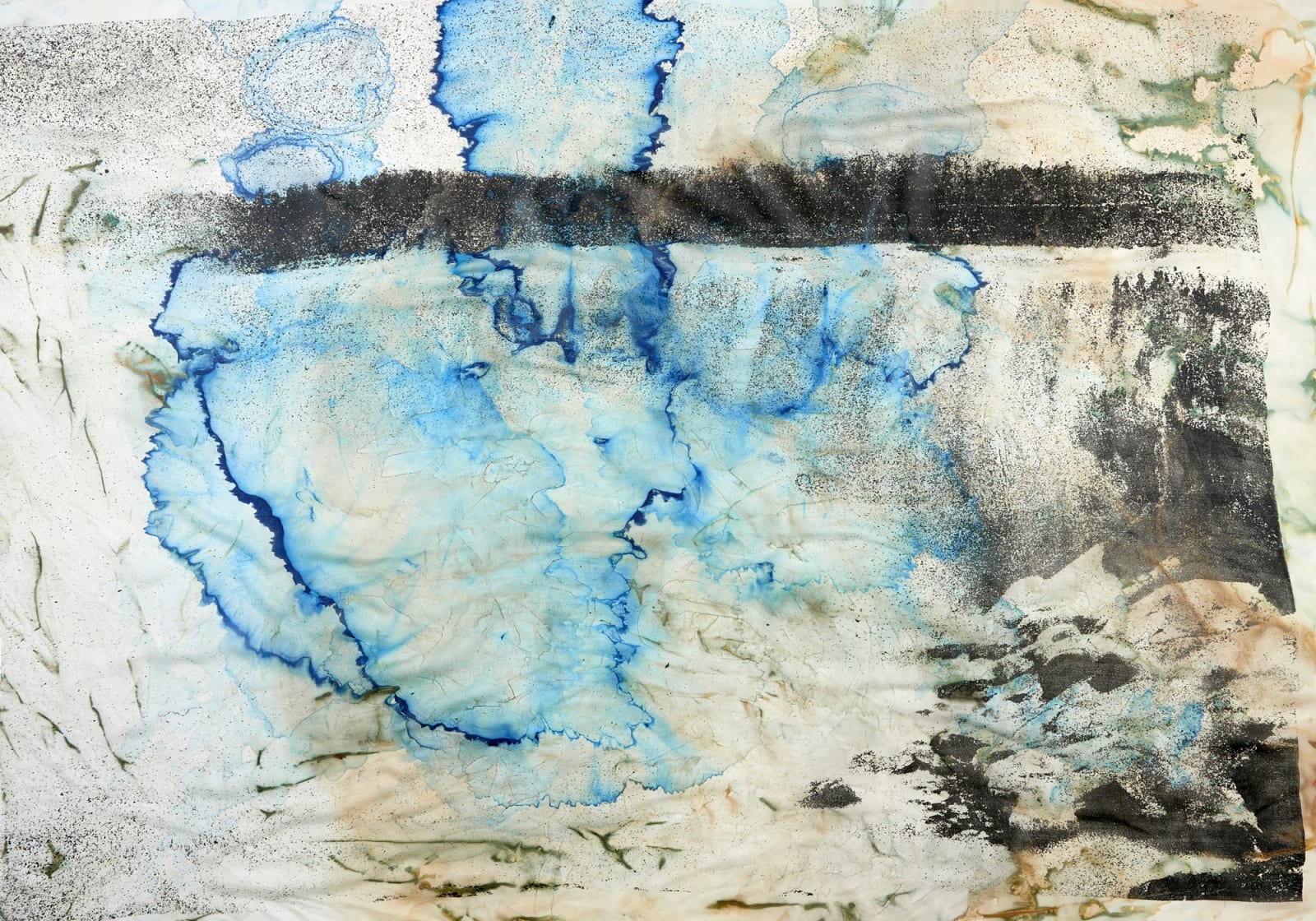 Douglas Mandry, Untitled (Waterfall), from the series Les Archives de la Planète, 2024