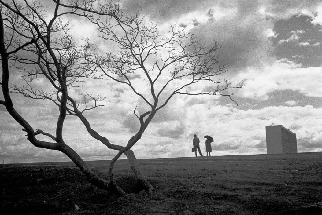 René Burri, Worker from Nordeste shows the new city to his wife on inauguration day, Brasilia, Brazil, Vintage, 1960