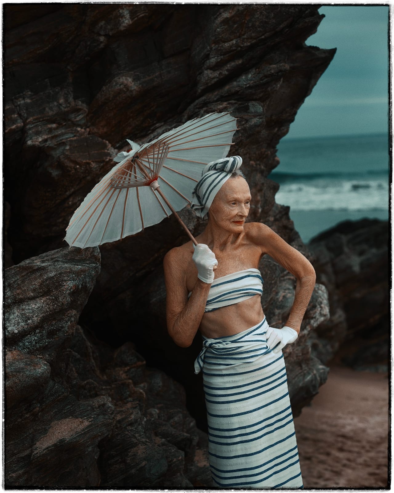 Pieter Henket, Parasol, from the series Live in Hotels and Dress in Towels, 2025