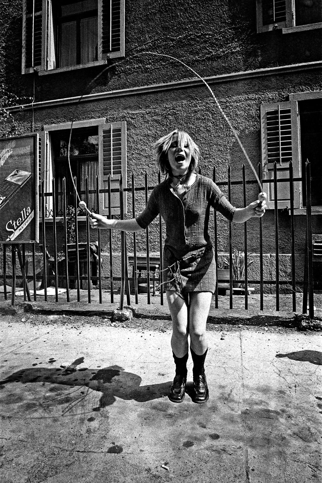 Willy Spiller, Hinterhof im Kreis 4, Zürich, 1970