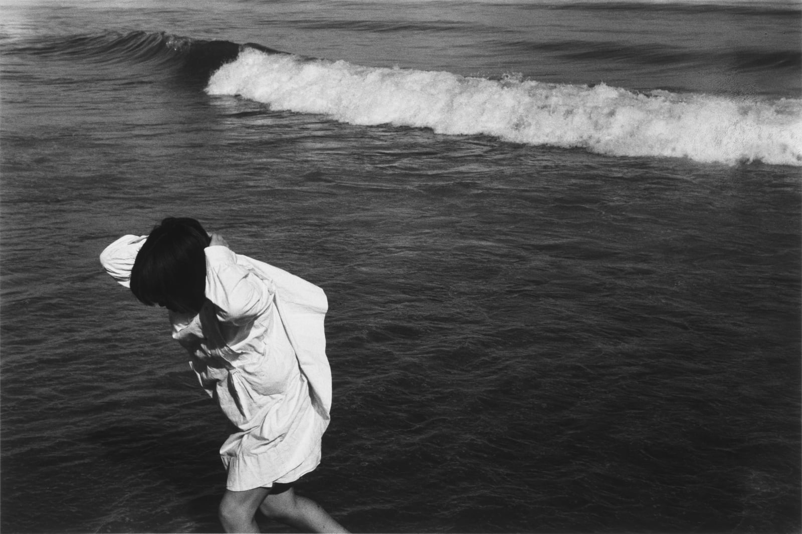 Louis Stettner, Girl in the Waves, Spain, 1959