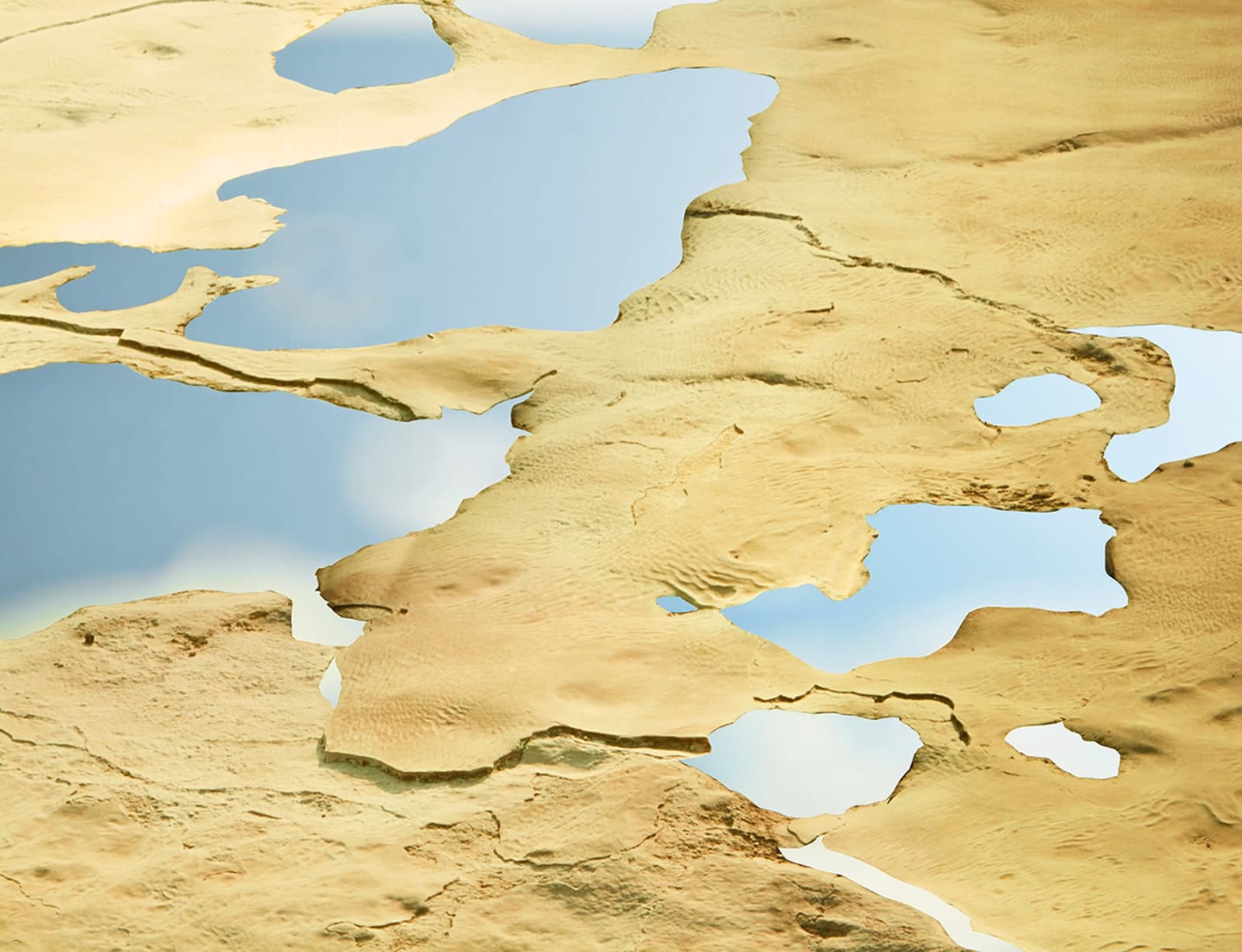 Douglas Mandry, Empty Ponds, Pamukkale, from the series Unseen Sights, 2015