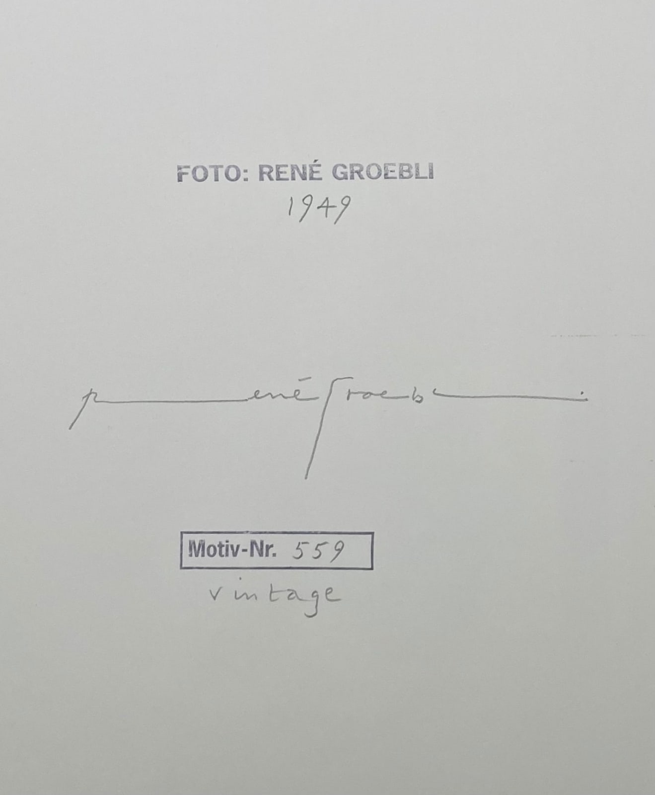 René Groebli, Magie der Schiene (#559), Vintage, 1949