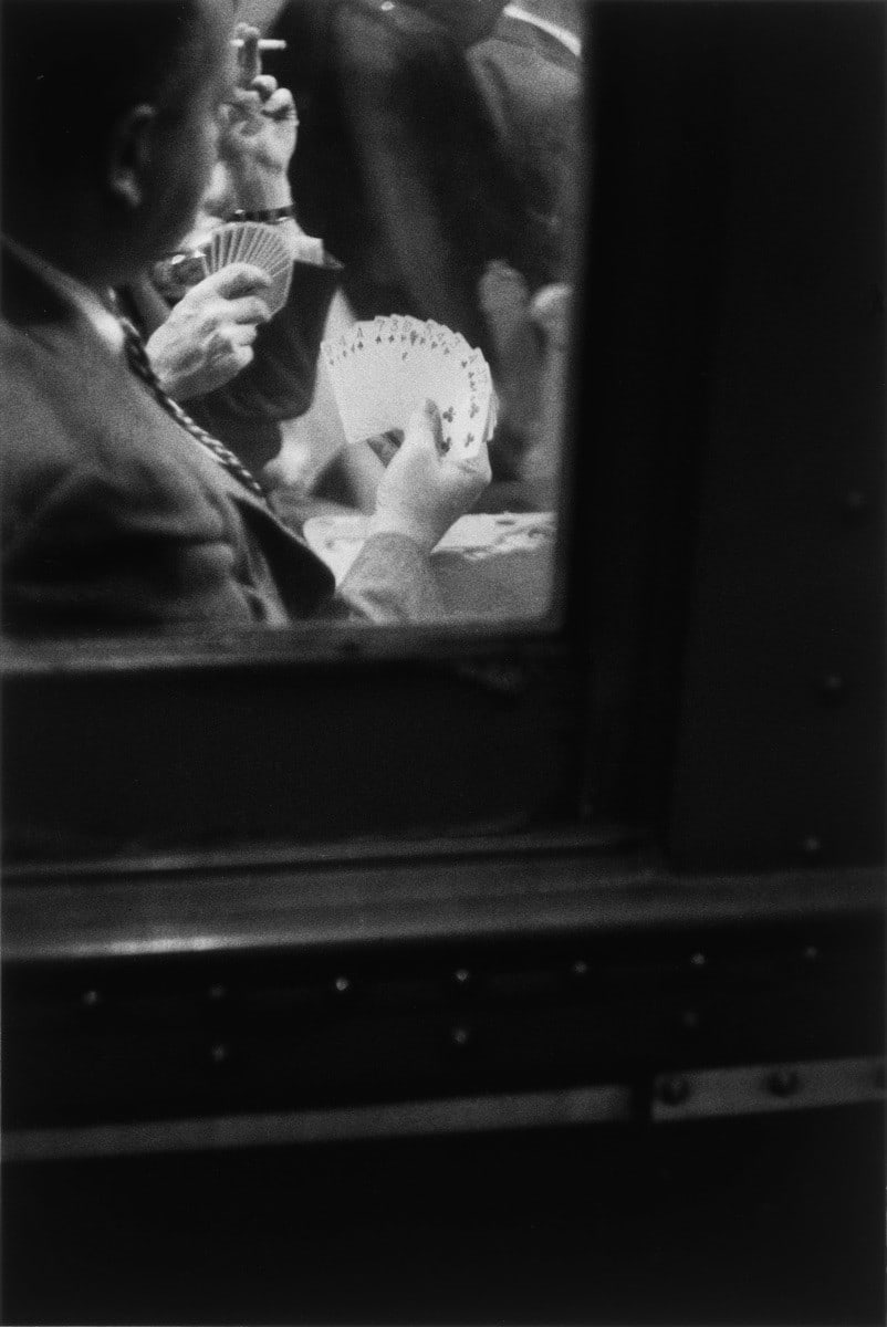 Louis Stettner, Game of Cards, Penn Station, 1958