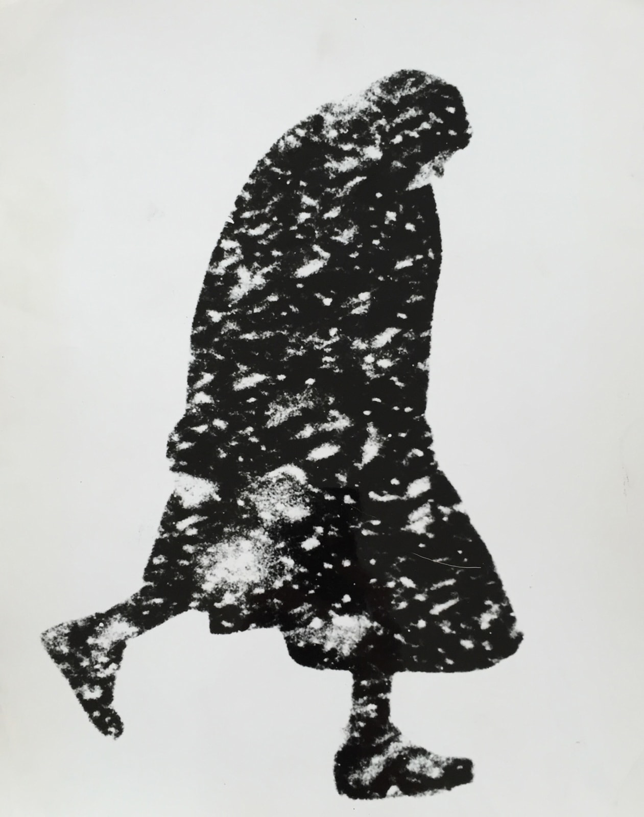 Thomas Hoepker, Woman in the snow, Hamburg, Germany, from the series Early work, 1954