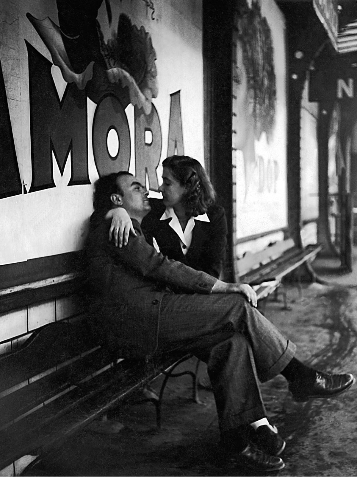 René Groebli, Liebespaar (#666), Paris, 1948