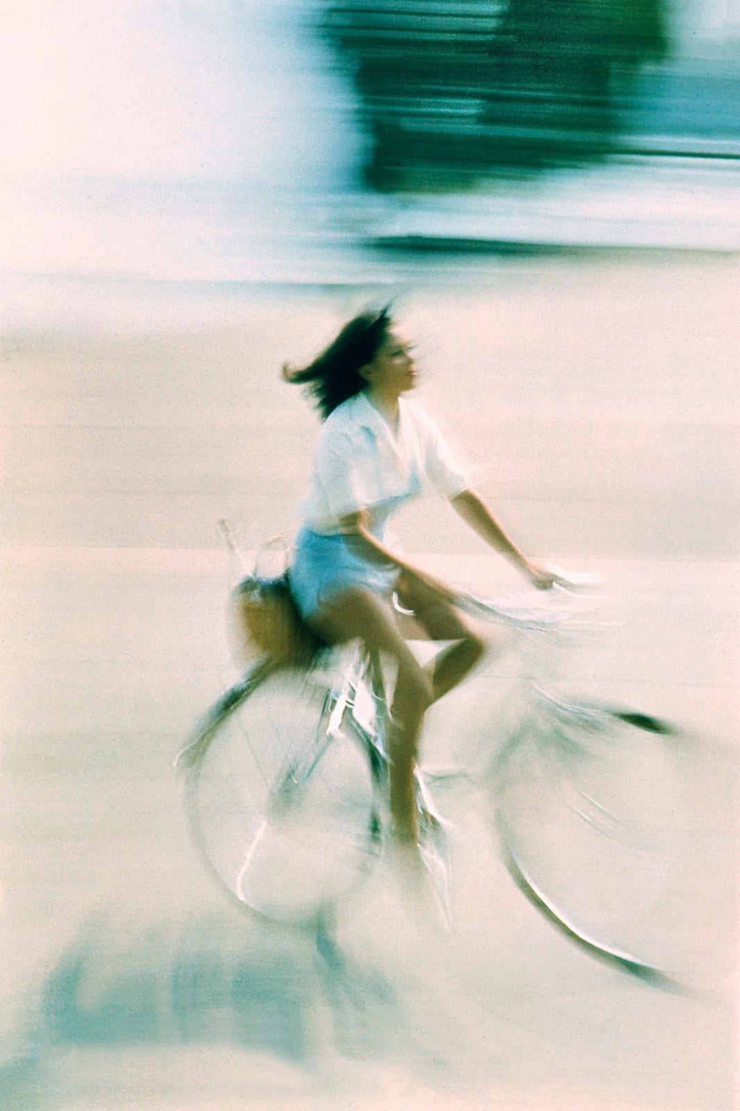 René Groebli, Radfahrerin (D41) - Vintage, 1963