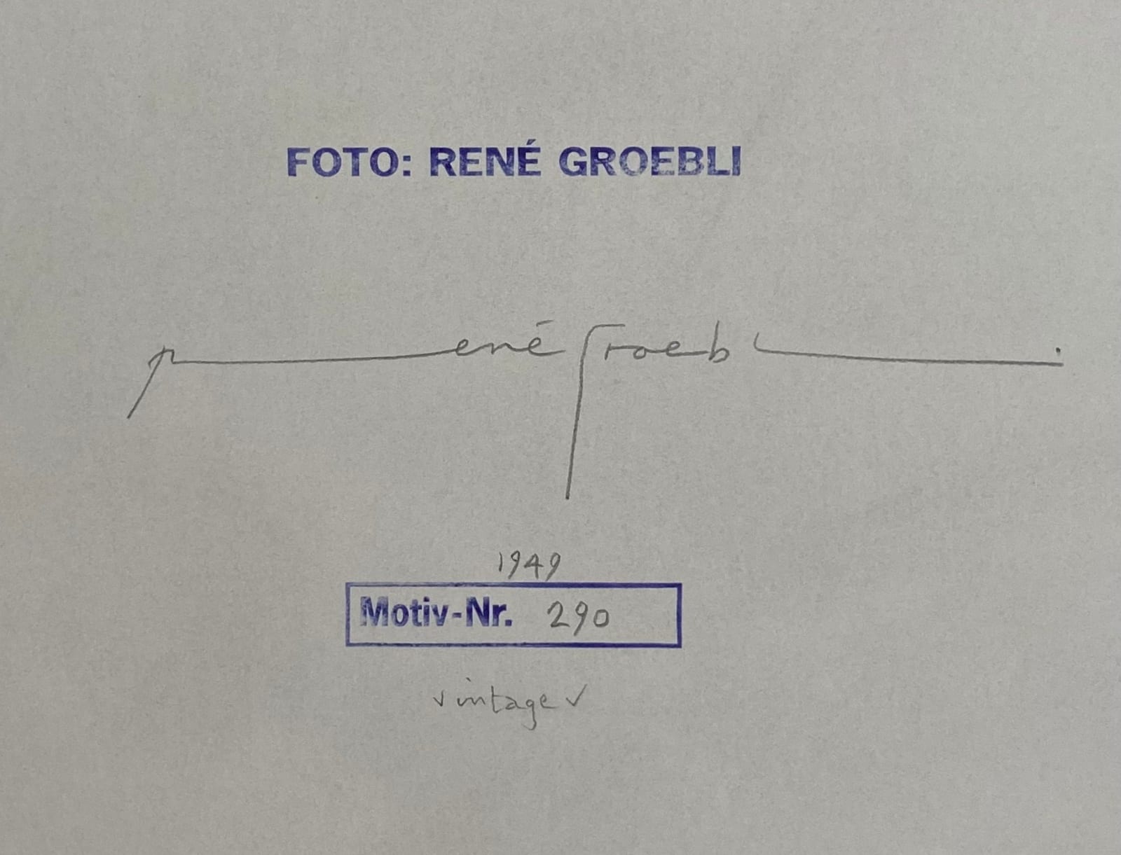 René Groebli, Robert Frank in seinem Studio (#290), Ausschnitt, Vintage, 1949
