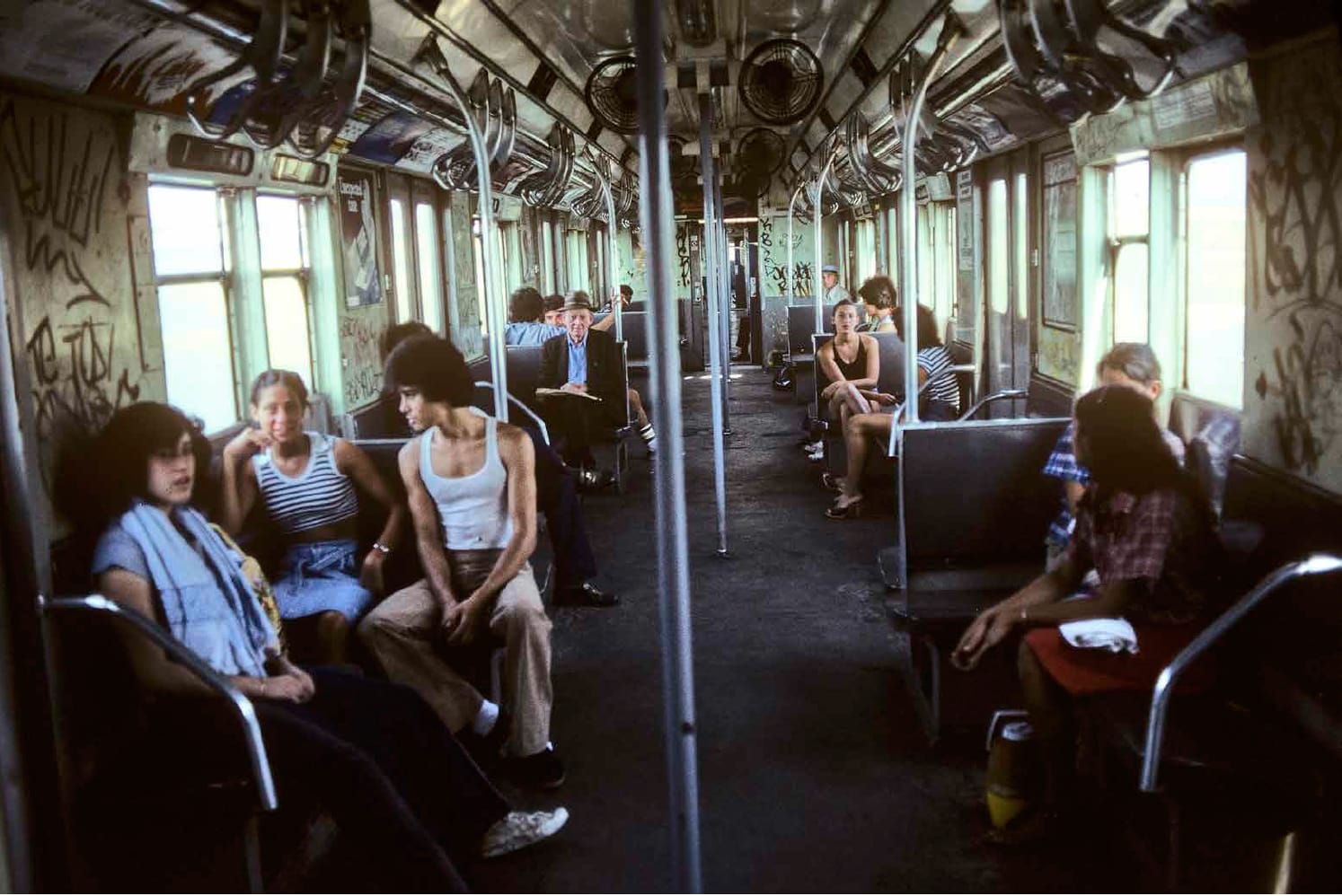 Willy Spiller, The A Train to Brighton Beach, Subway New York, 1977