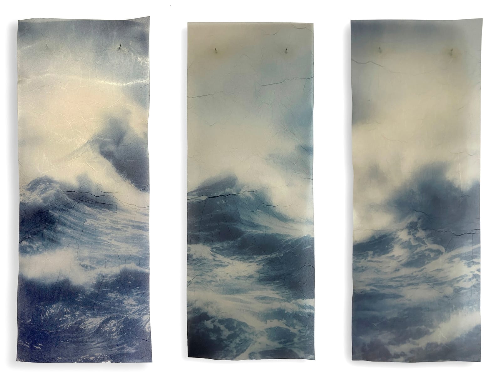 Joost Vandebrug, Wave 6,7 & 8, Triptych, from Moment In Time, 2025