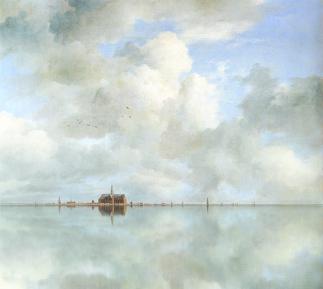 Laurence Aëgerter, 155-2209081055 (Ruisdael, View of Haarlem with Bleaching Grounds), from the series Compositions catalytiques - Ruisdael series, 2022